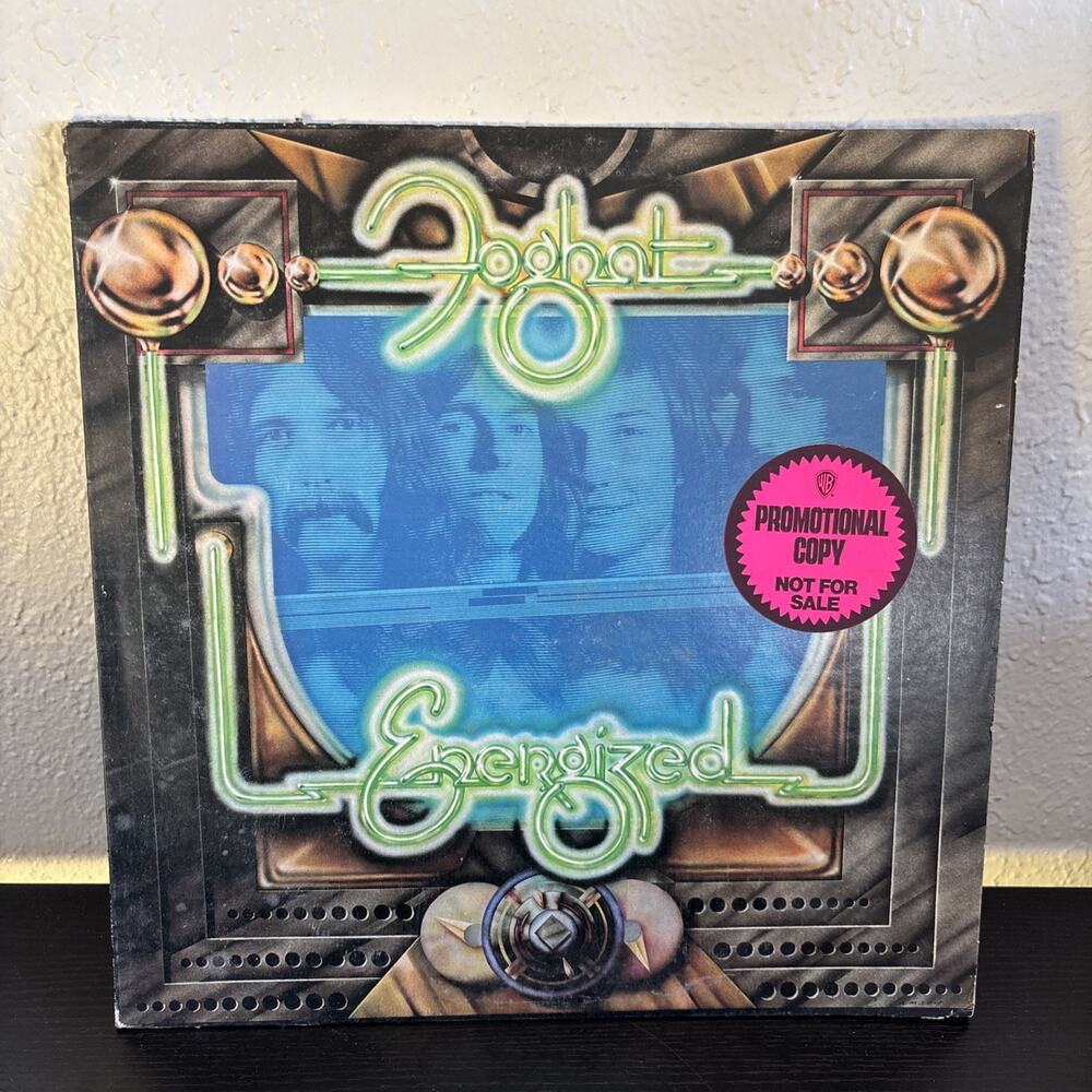 Foghat - Energized - 1974 LP Vinyl BR-6950 - Promo Copy With Sticker